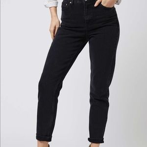 Black Mom Jeans Topshop